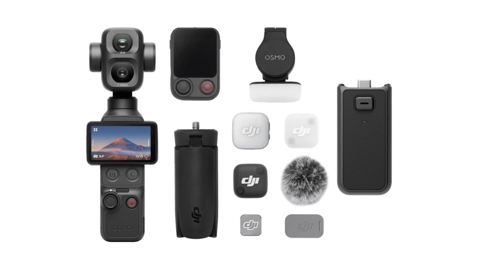 DJI Osmo Pocket 4P Vlogコンボ(バッテリーハンドル付き)