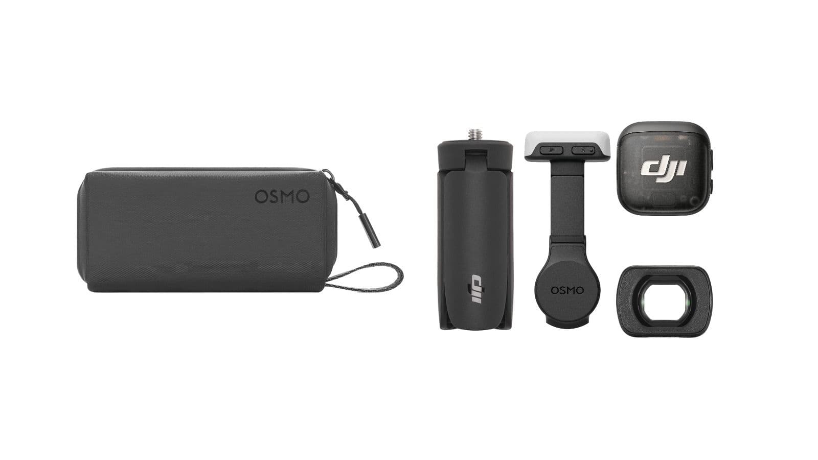DJI Osmo Pocket 4用 クリエイターキット(Mic 3送信機・広角レンズ・補助ライト・ミニ三脚)